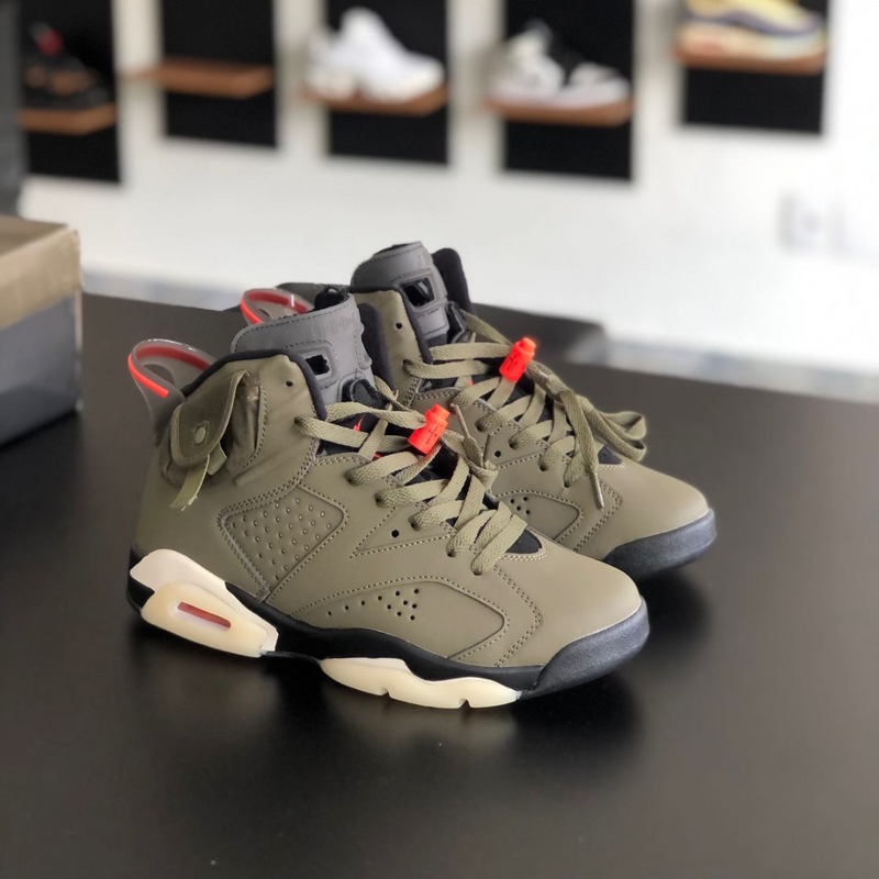 AIR JORDAN 6 RETRO TRAVIS SCOTT OLIVE