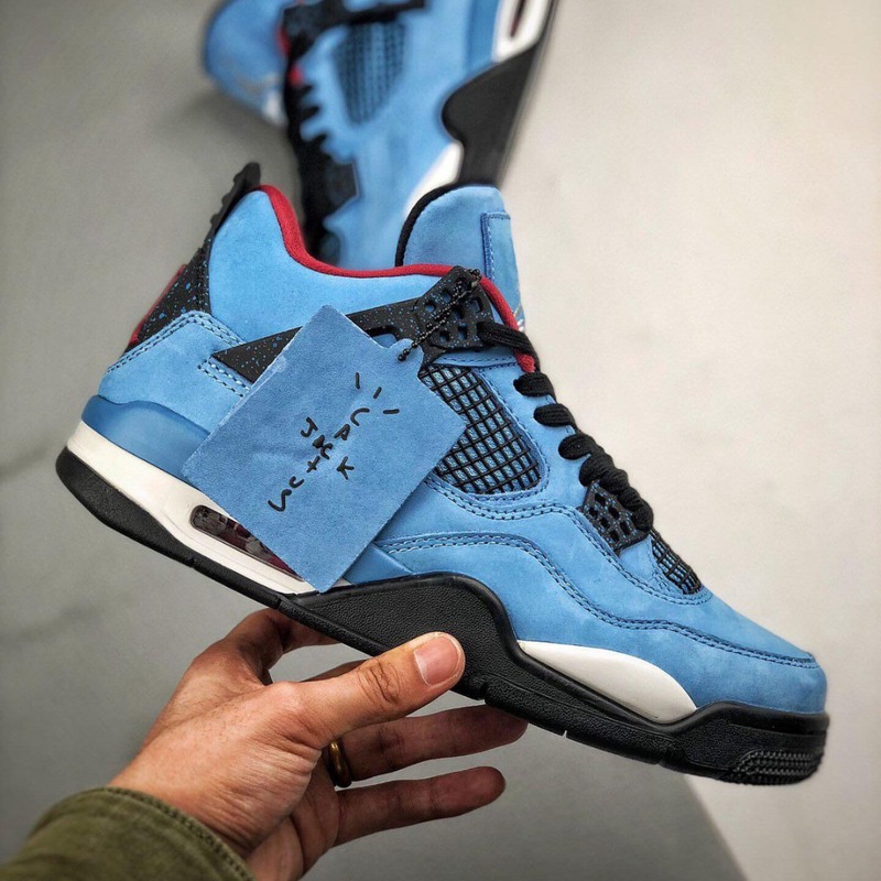 AIR JORDAN 4 RETRO X TRAVIS SCOTT ' CACTUS JACK '