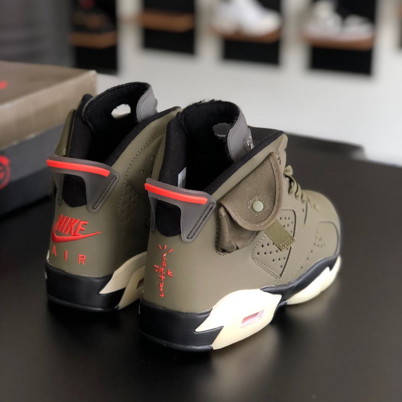 AIR JORDAN 6 RETRO TRAVIS SCOTT OLIVE