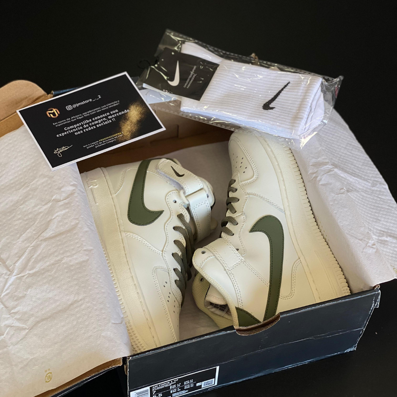 Air Force 1 Mid Off White Olive