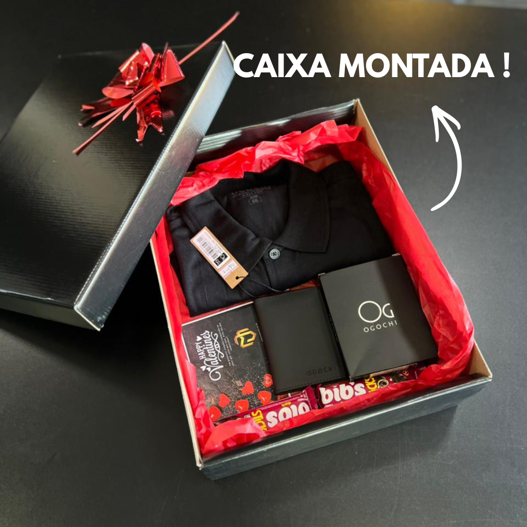 Caixa de presente - personalizada (apenas a embalagem)