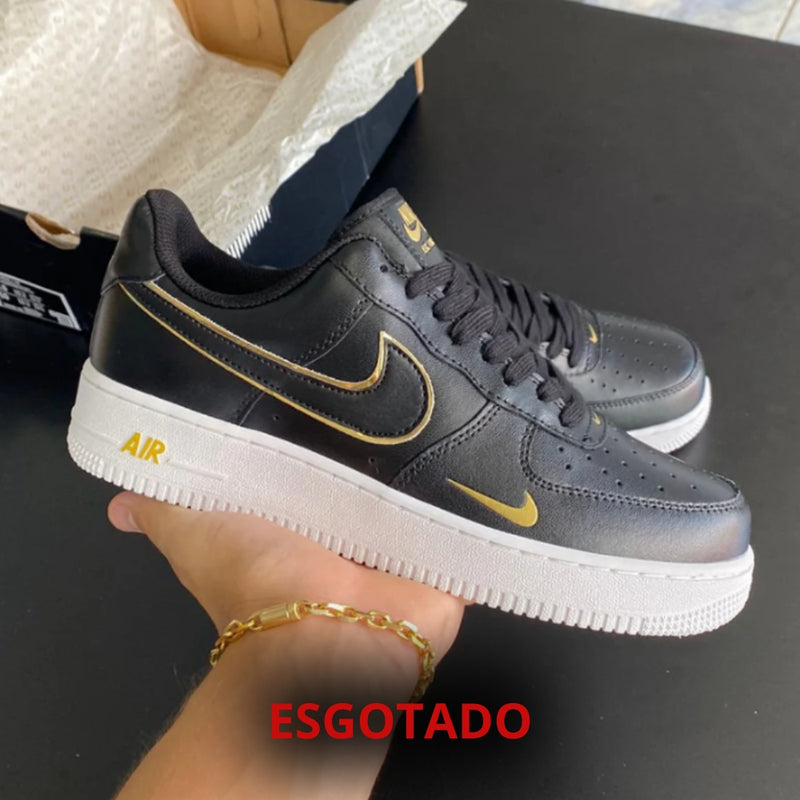 Air Force 1´07 - Black/Gold