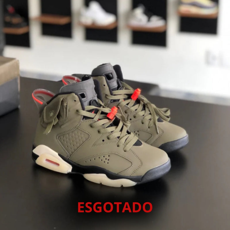 AIR JORDAN 6 RETRO TRAVIS SCOTT OLIVE