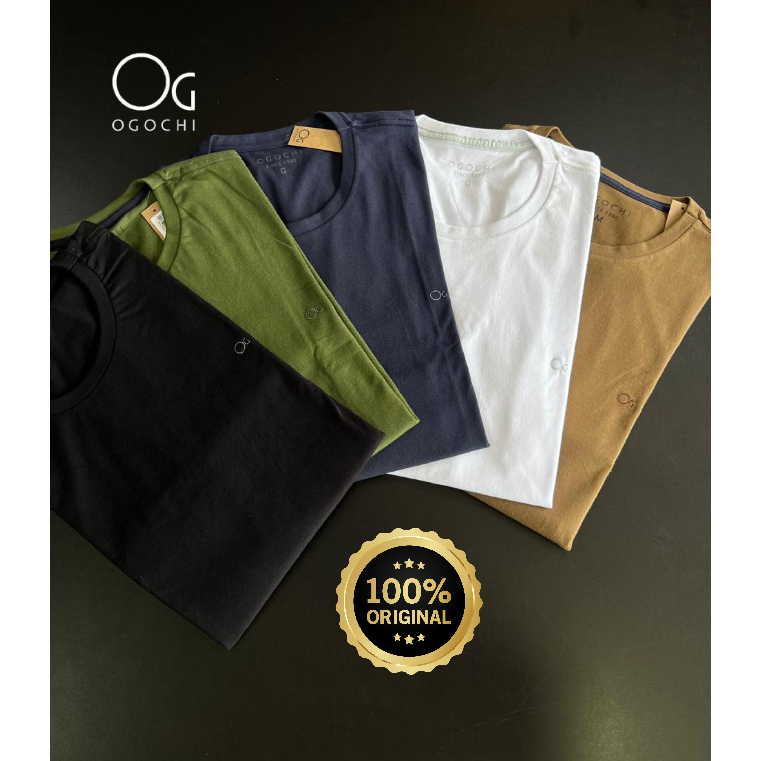 Camisa Polo preta - OGOCHI