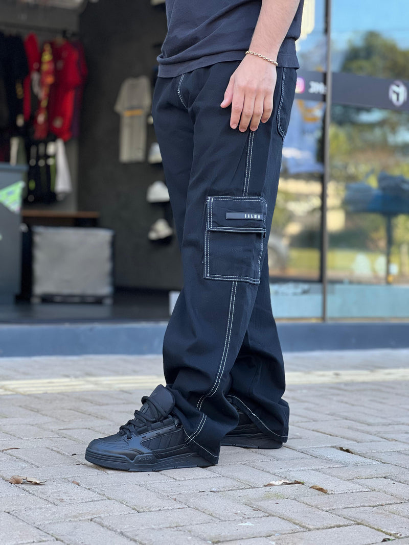 Calça Cargo Calmô - Preta