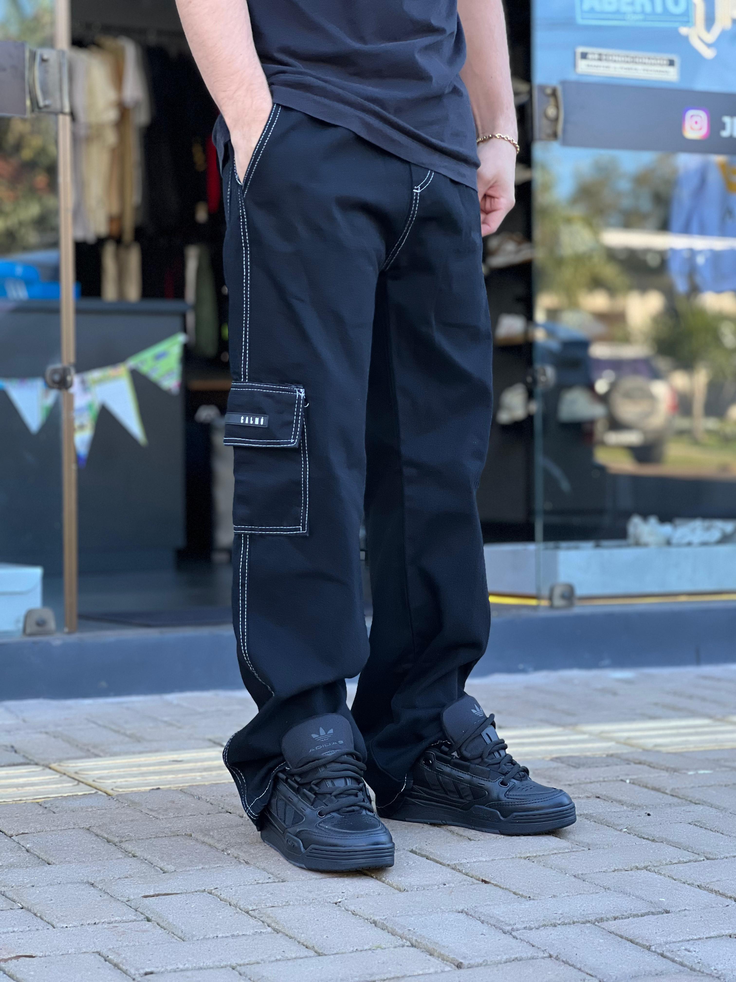 Calça Cargo Calmô - Preta