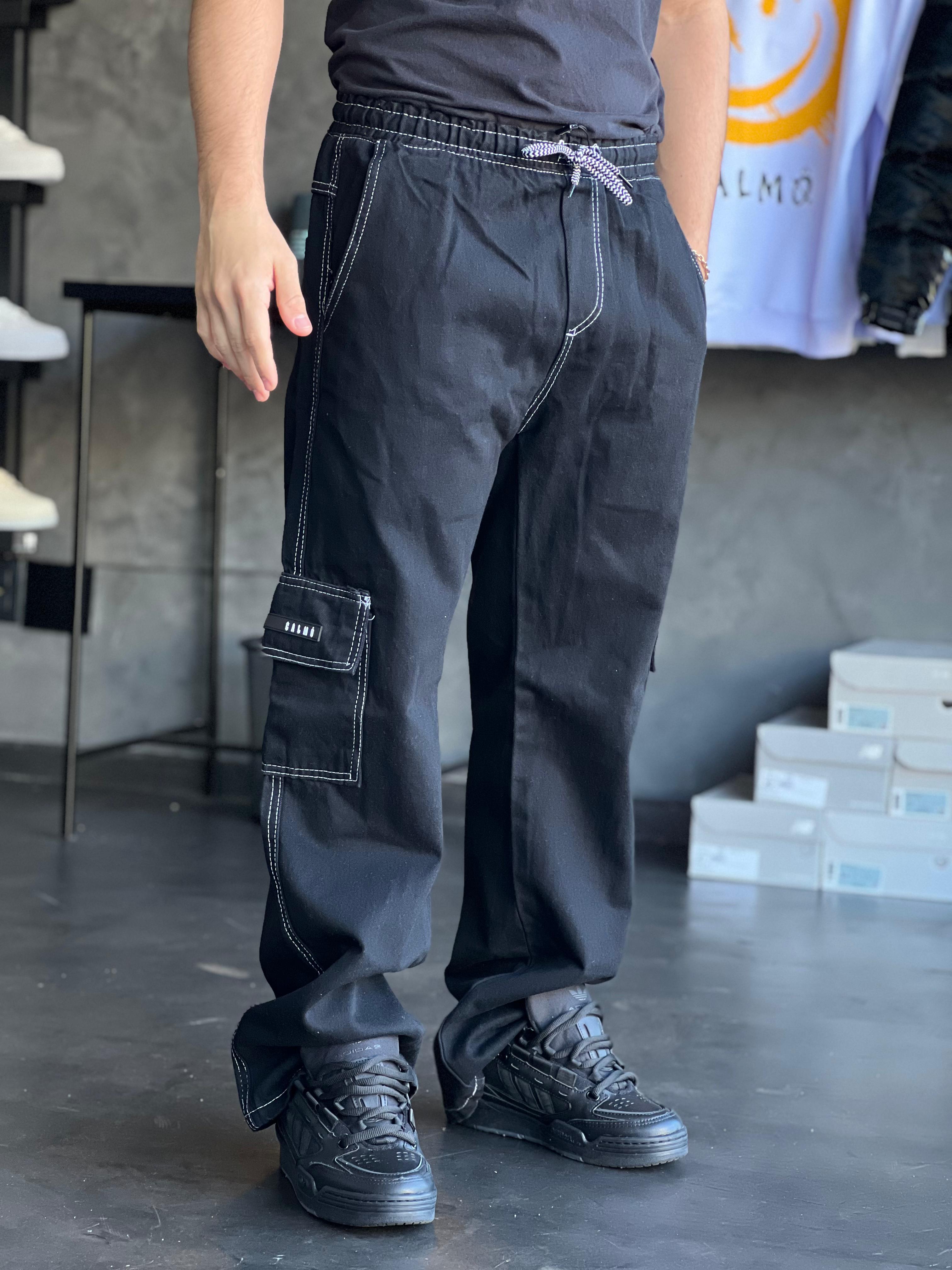 Calça Cargo Calmô - Preta