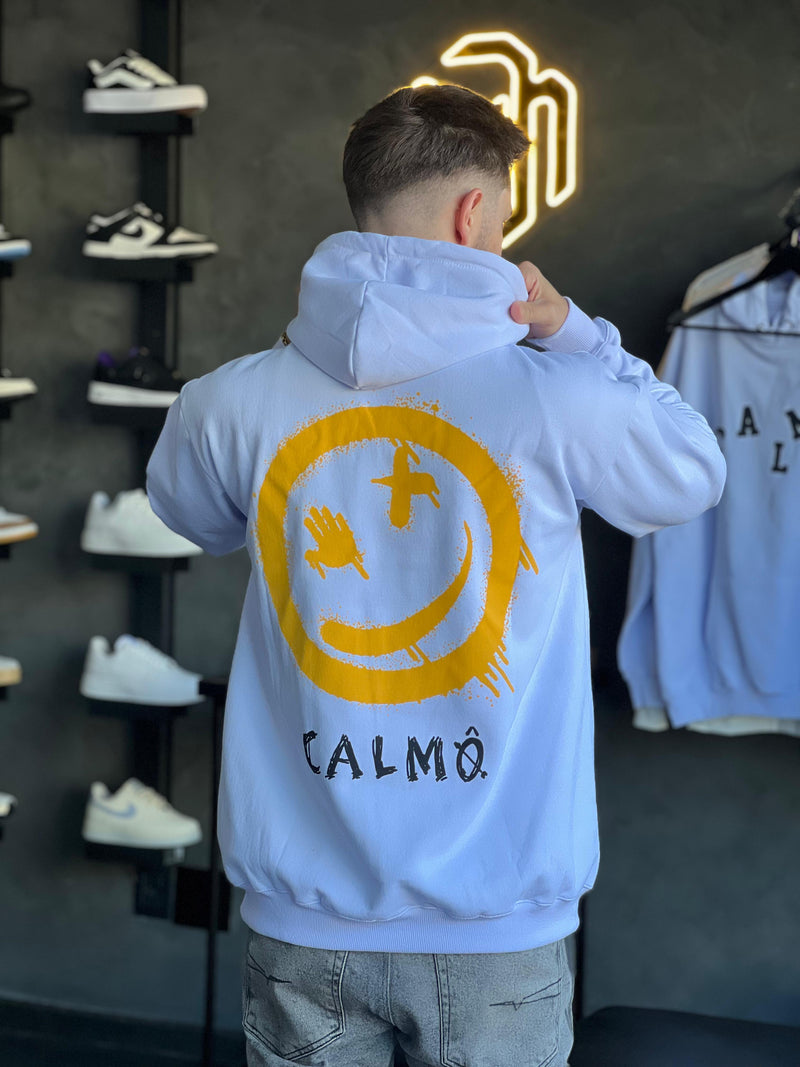 Moletom Calmô Smile - Branco