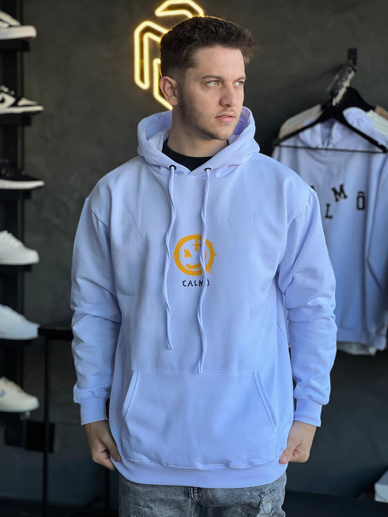 Moletom Calmô Smile - Branco