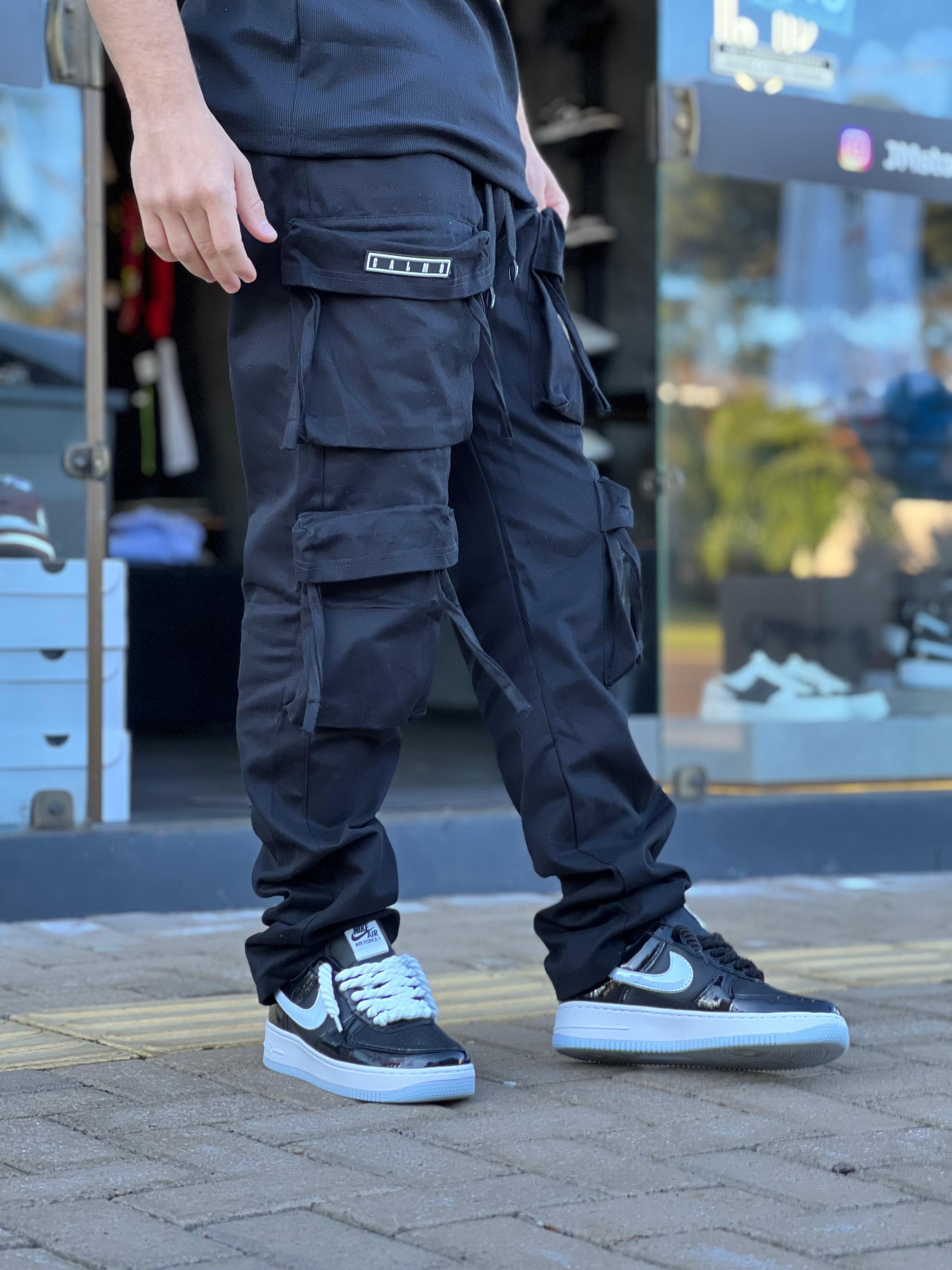 Calça Cargo Calmô - Preta
