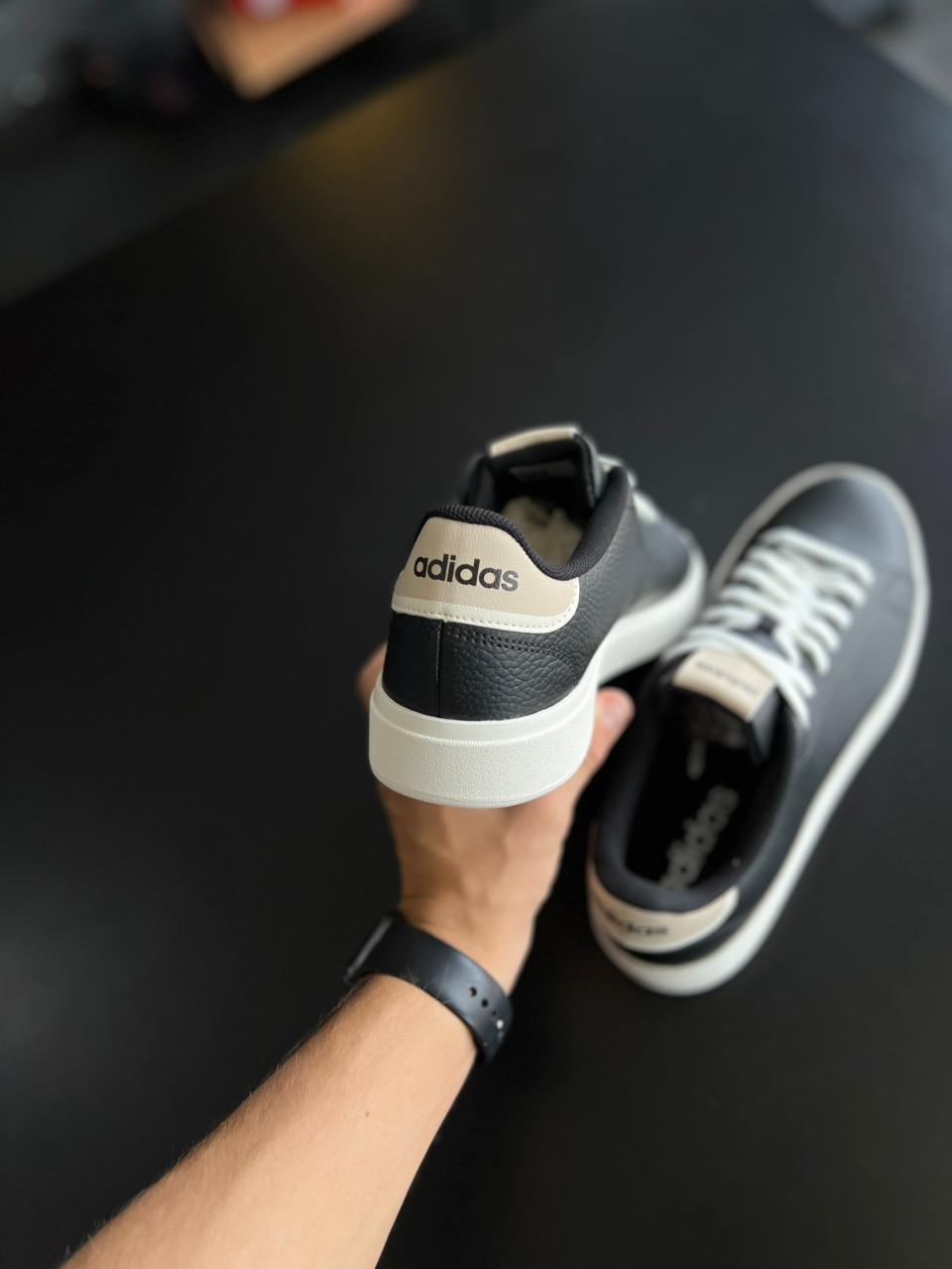 Adidas Grand Court Base - Preto/Branco