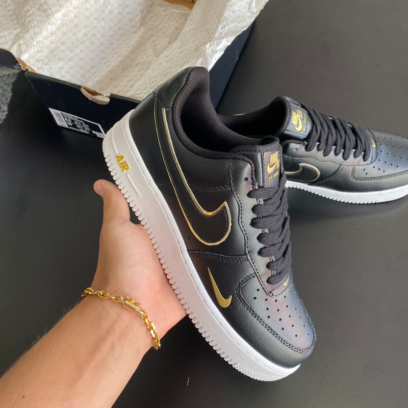 Air Force 1´07 - Black/Gold