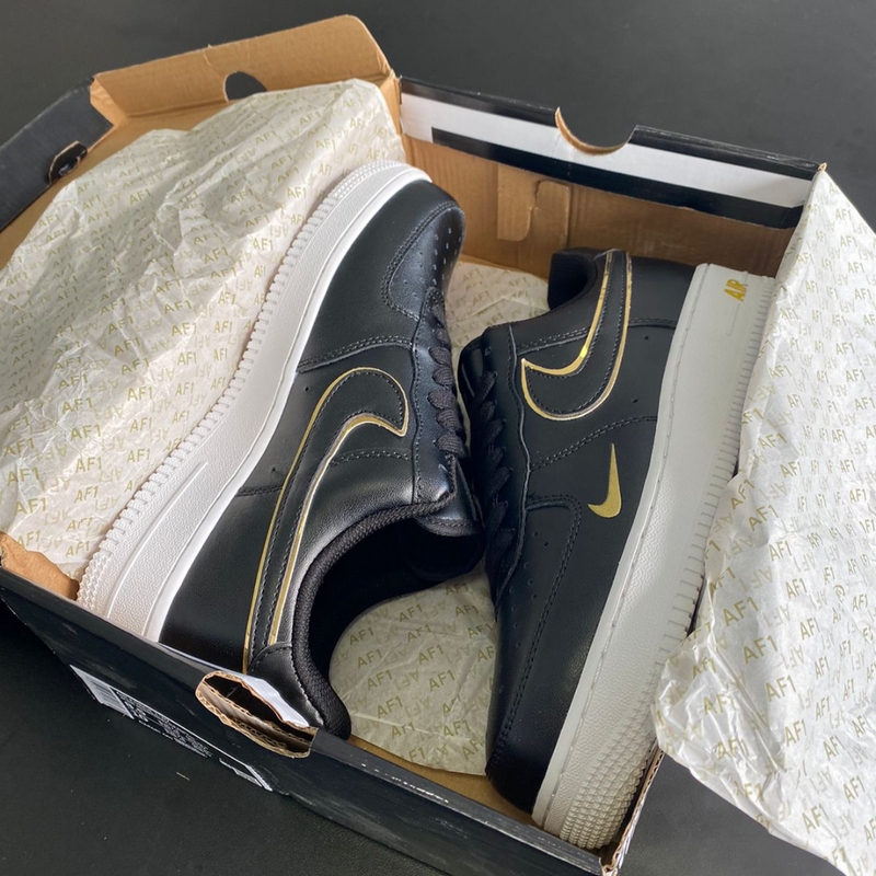 Air Force 1´07 - Black/Gold