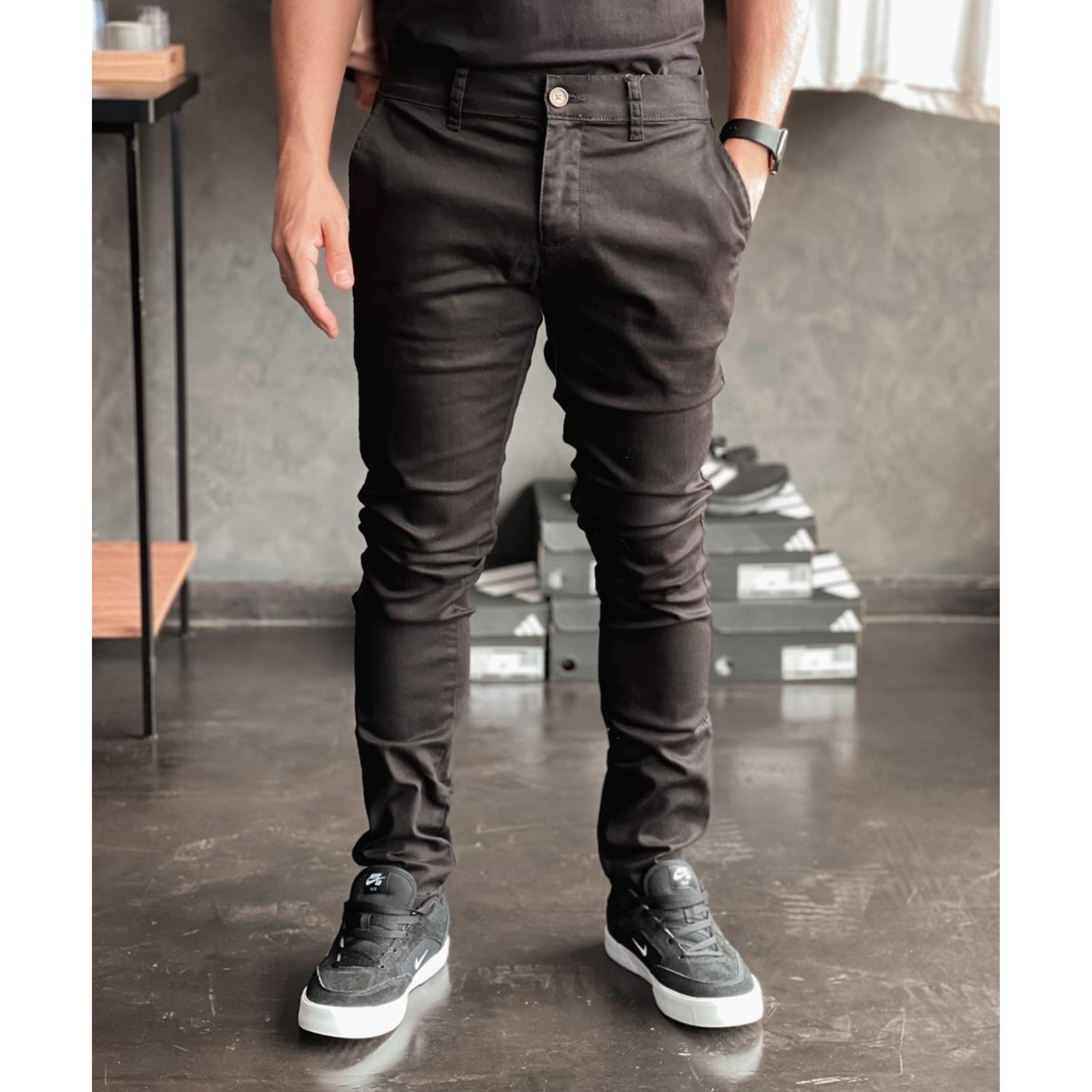 Calça Alfaiataria Preta - Ogochi