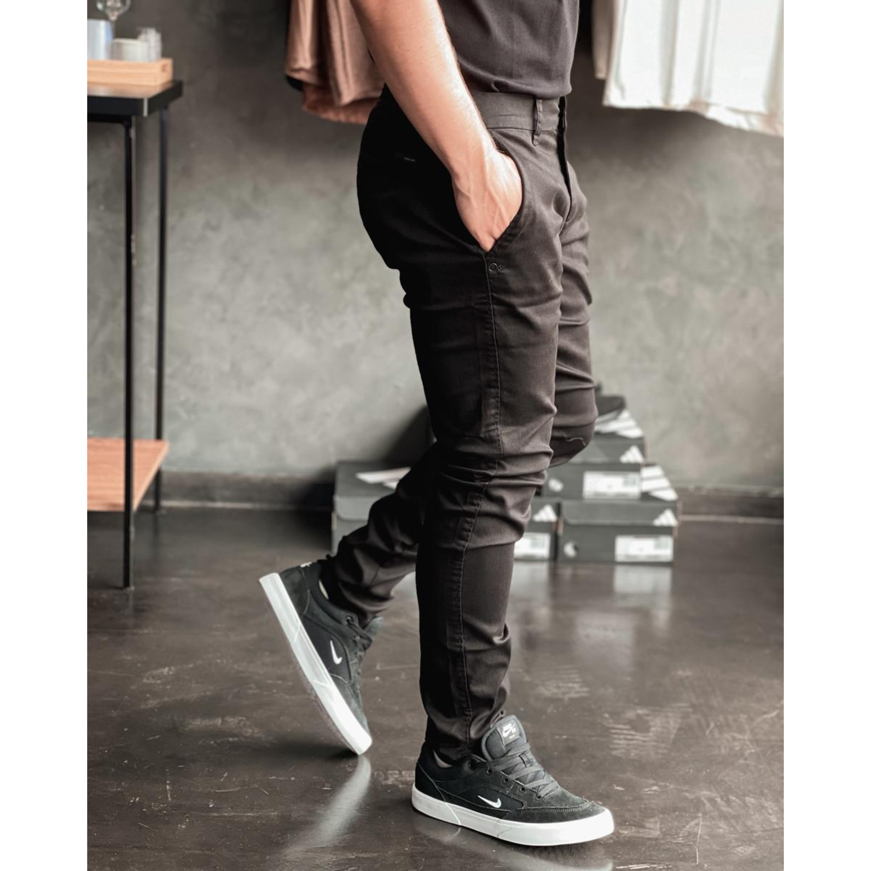 Calça Alfaiataria Preta - Ogochi