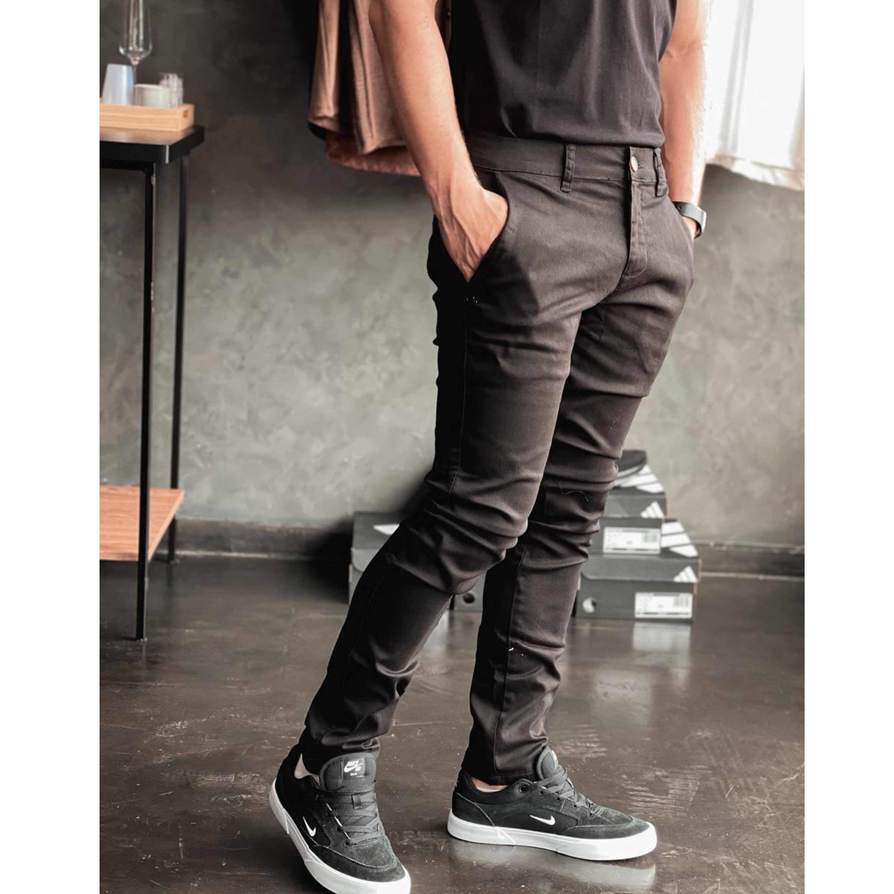 Calça Alfaiataria Preta - Ogochi