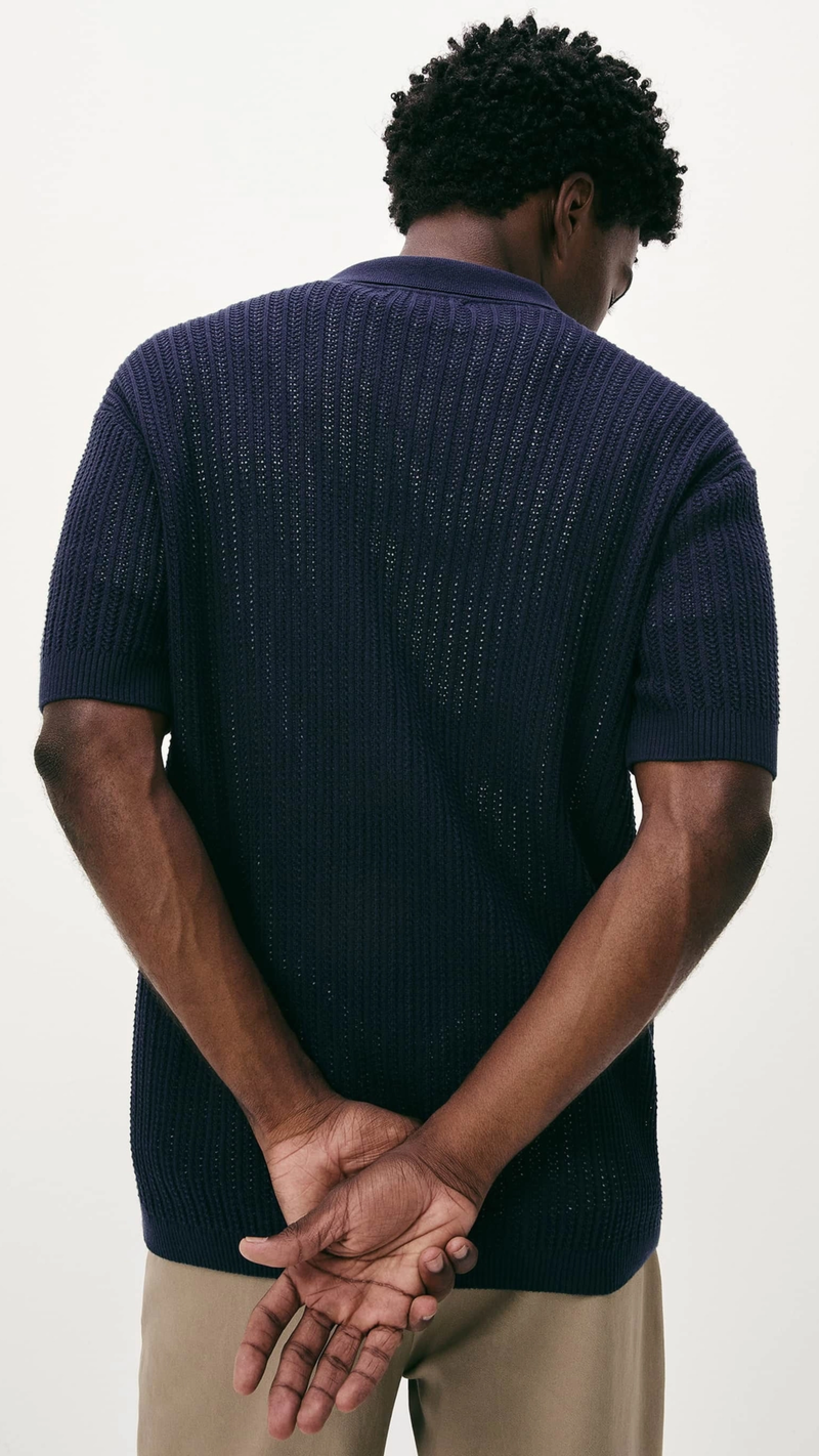Camisa Trico - Azul marinho  Hering