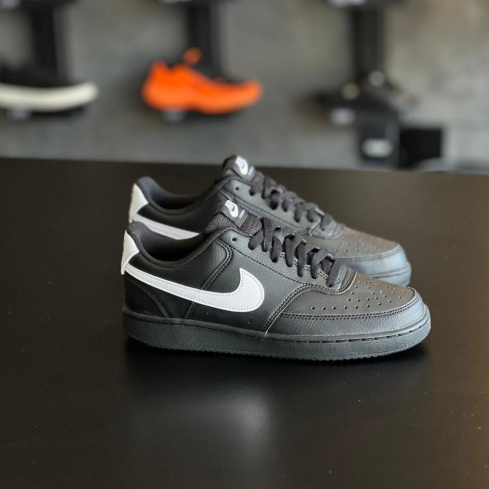NIKE TENIS COURT VISION LOW -PRETO/BRANCO