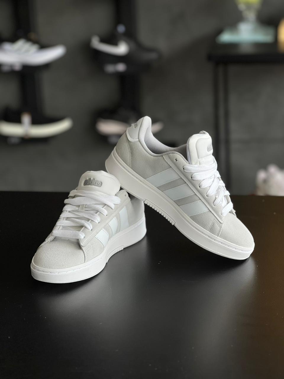 Adidas Court Alpha - Cinza/Branco