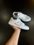 Dunk Low Cinza/branco Reverse