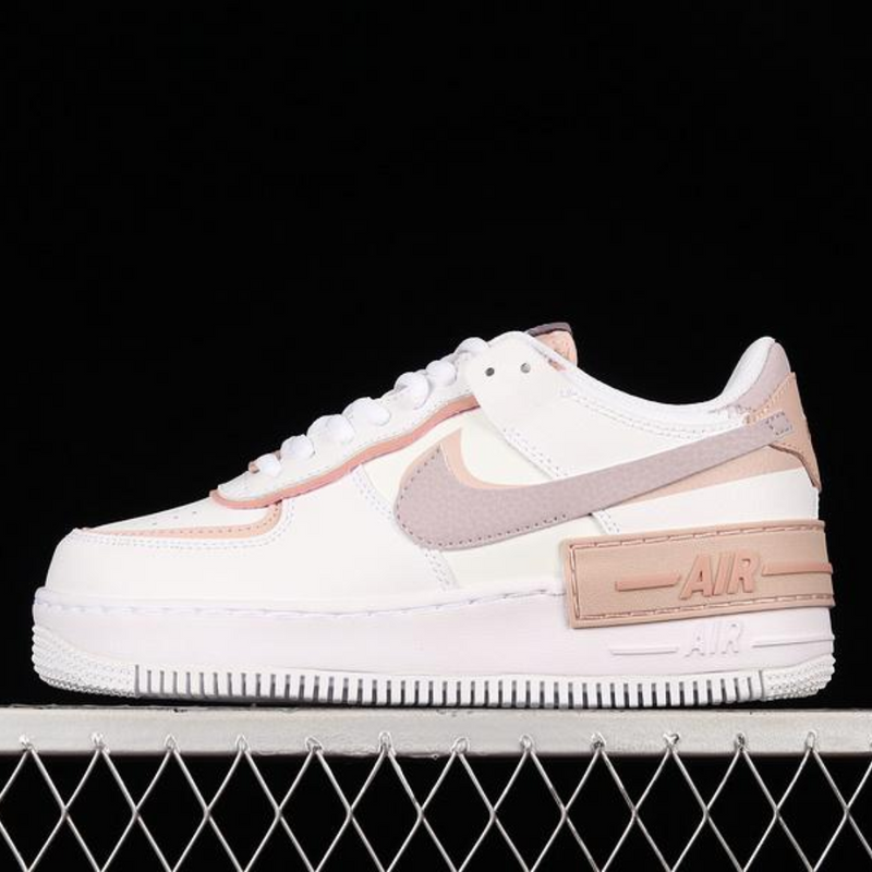 Nike Air force 1 Shadow - White Pink Oxford