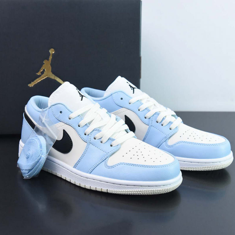 JORDAN 1 LOW - ICE BLUE BLACK