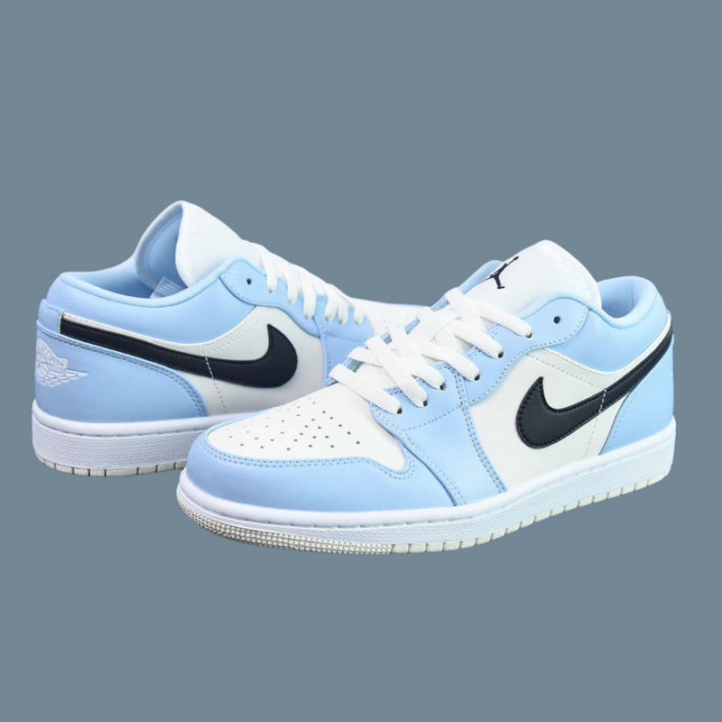 JORDAN 1 LOW - ICE BLUE BLACK