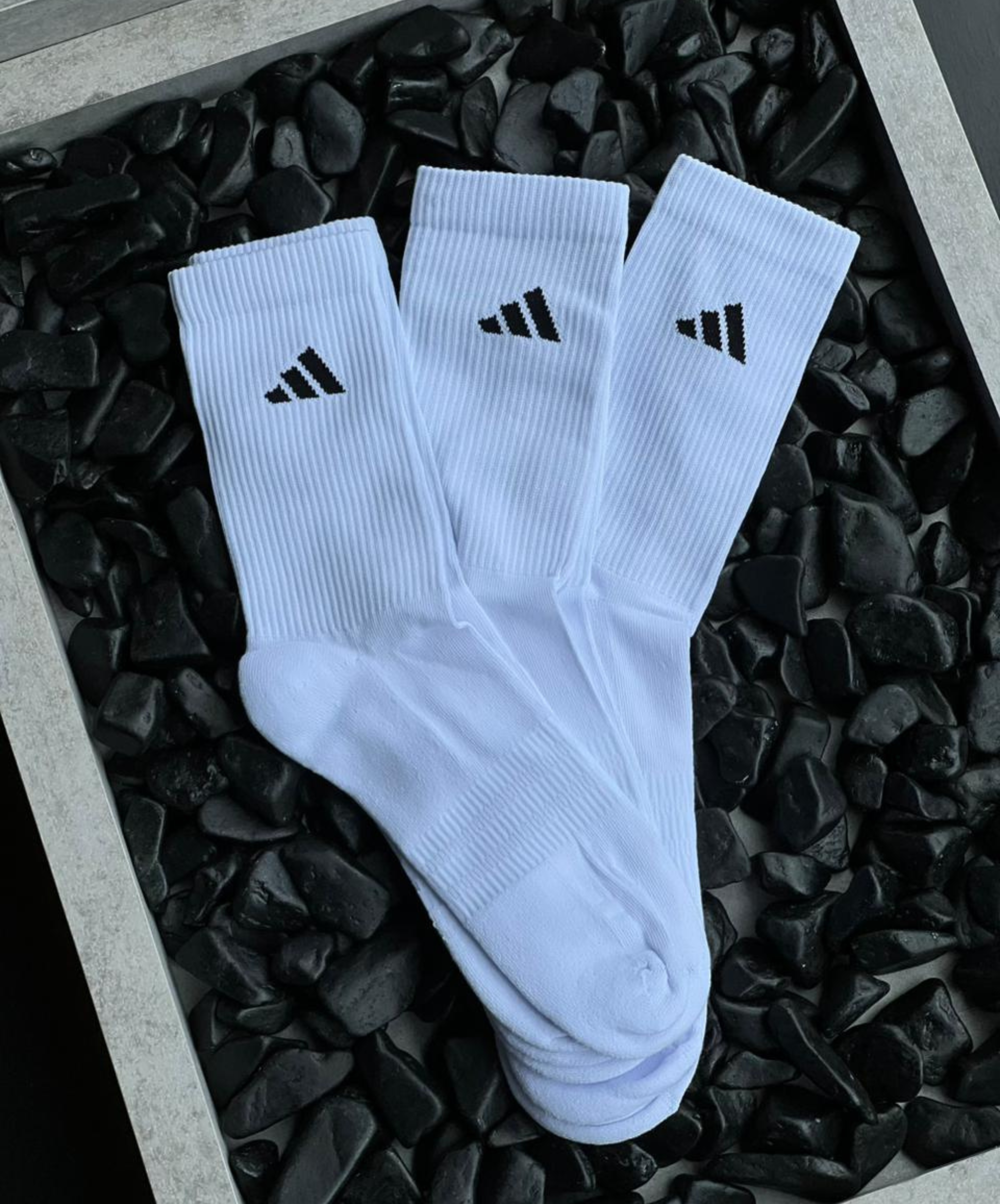 Pack 3 Pares Meia Adidas - cano alto