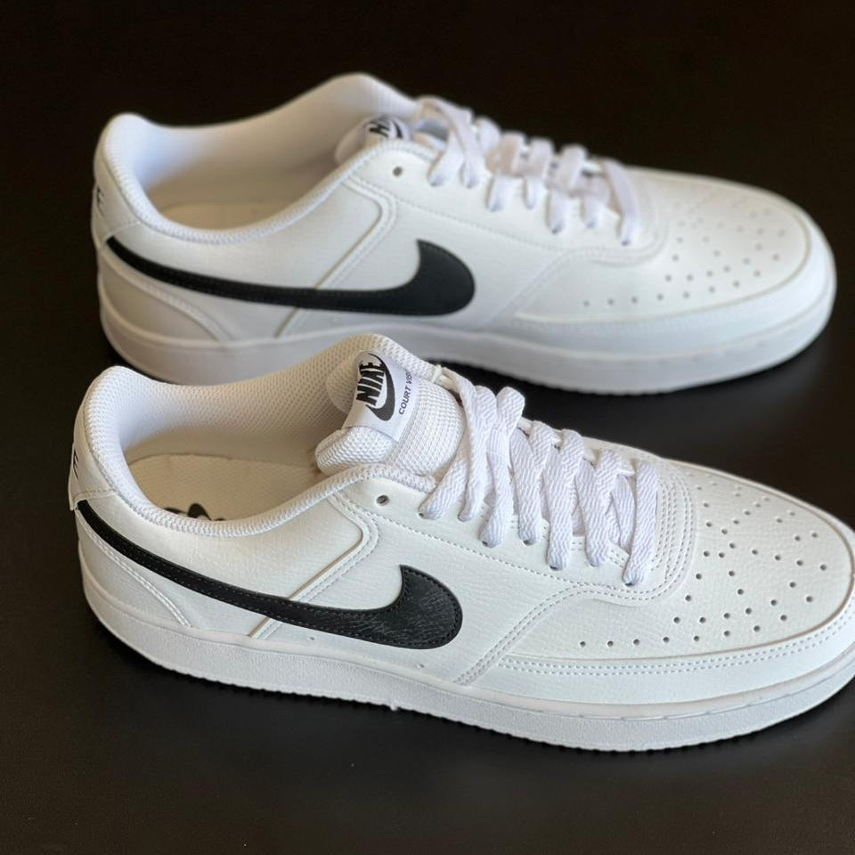 Nike Court Vision Low - Branco/Preto