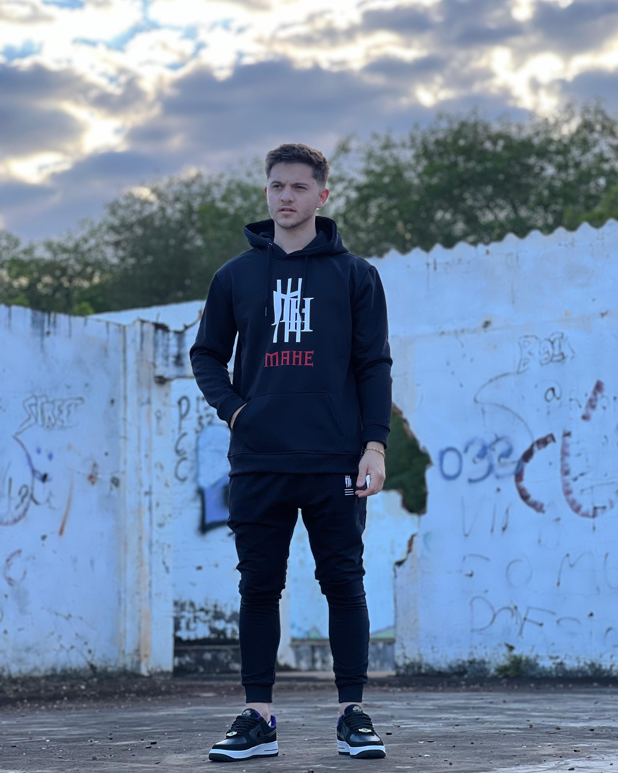 Conjunto Moletom Mahe - Black Dark