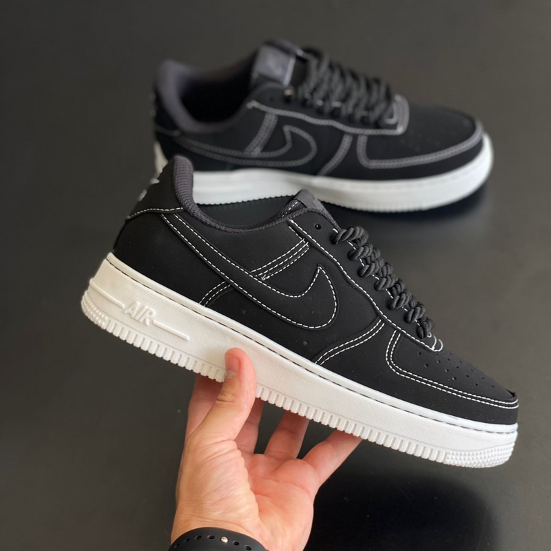 (Pré Venda) AIR FORCE BLACK FAT LACE