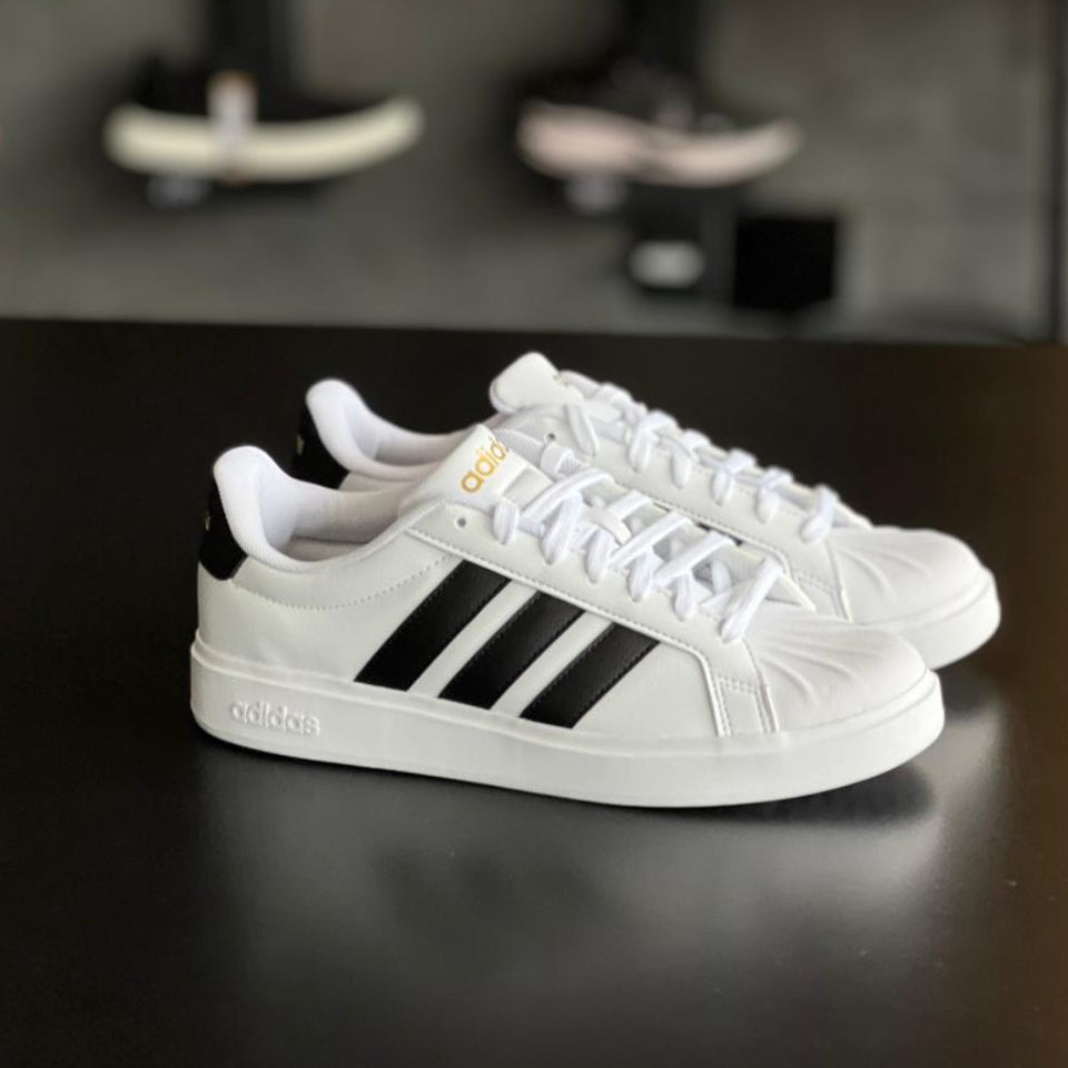 Adidas Street talk - Branco/Preto