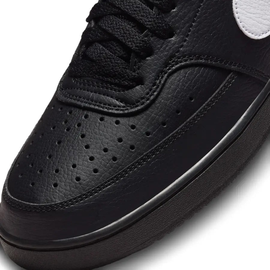 NIKE TENIS COURT VISION LOW -PRETO/BRANCO
